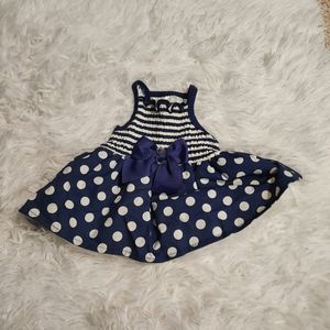 🎈5/$10🎈 Blue and White Small Dog Dress